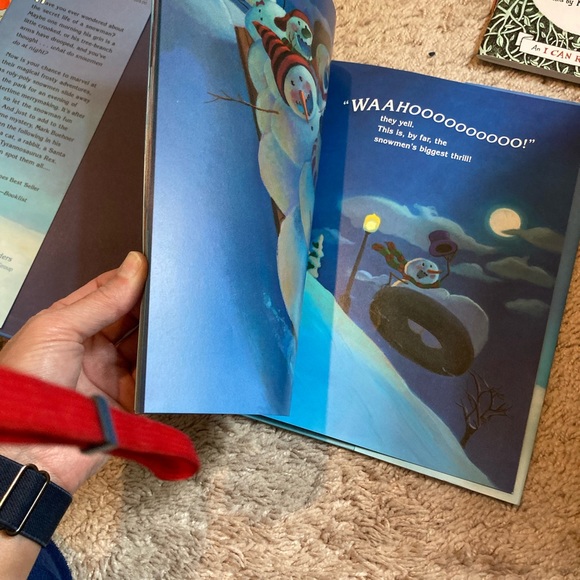 🤑4 for 10 - Snowmen at night hardcover - Picture 2 of 2